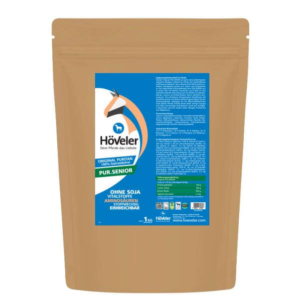 Höveler Pur.Senior 1 kg Beutel Für stoffwechselempfindliche Senioren