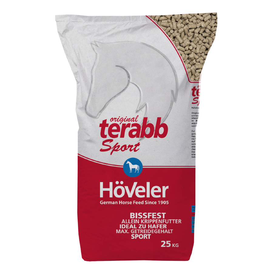 Höveler terabb Sport 25 kg Sack Die bissfesten 10 mm Sport-Pellets