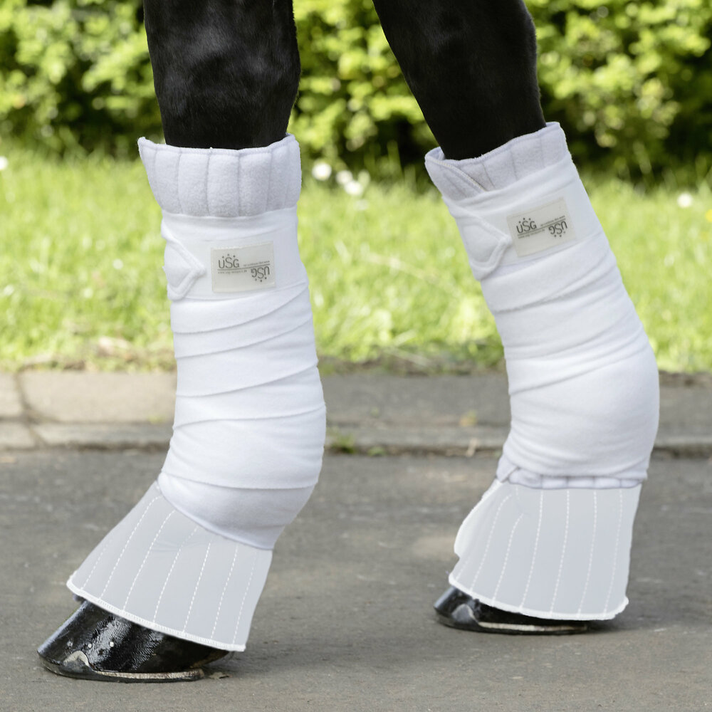 Usg Bandagierunterlagen mit Ballenverstärkung 2er Set/weiß, L