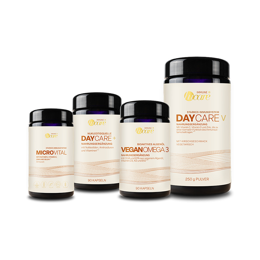 hucare Immune Boost Bundle Immune Boost-Box zur Unterstützung von Abwehrkräften & Zellschutz