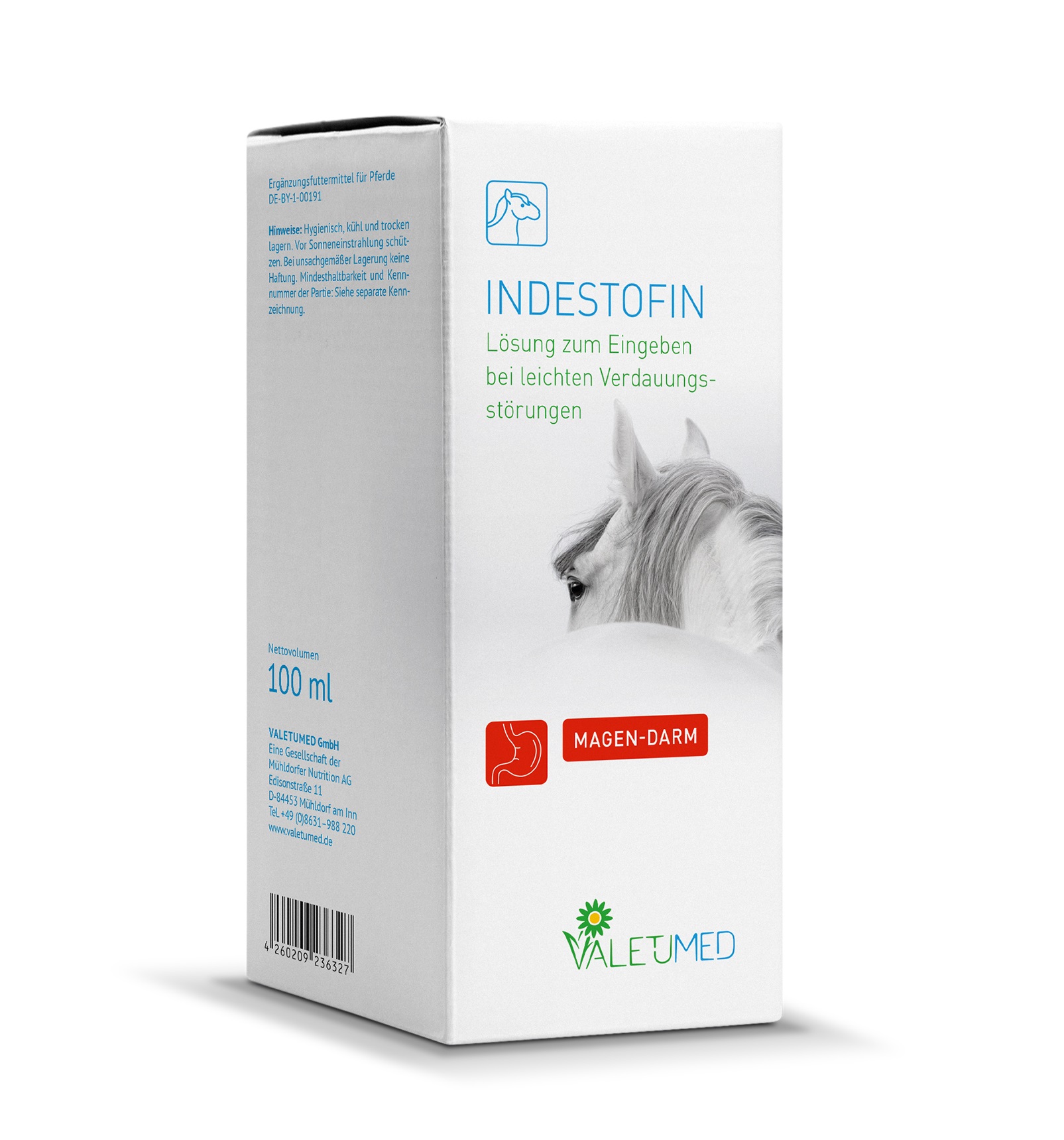 Valetumed Indestofin 100ml Natürliche Ölmischung zur Ergänzung der Fütterung