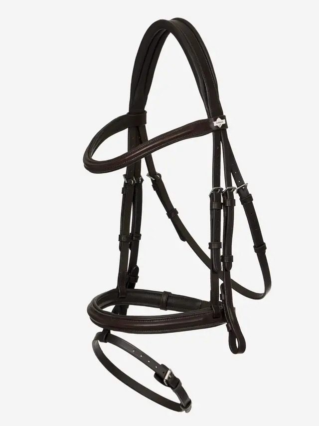 LeMieux Arika Flash Trense Brown/Silver, Pony