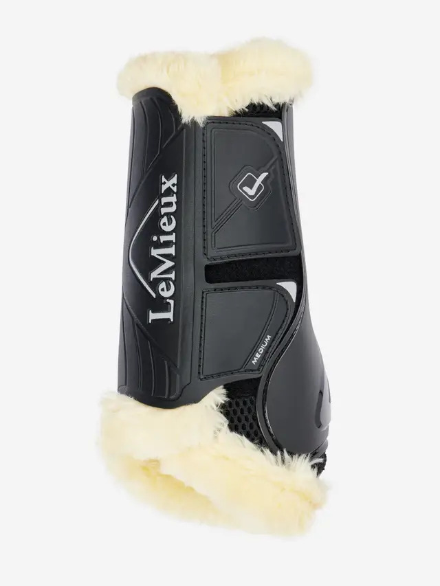 LeMieux Motionflex Dressurgamaschen mit Fleecekante Black, M