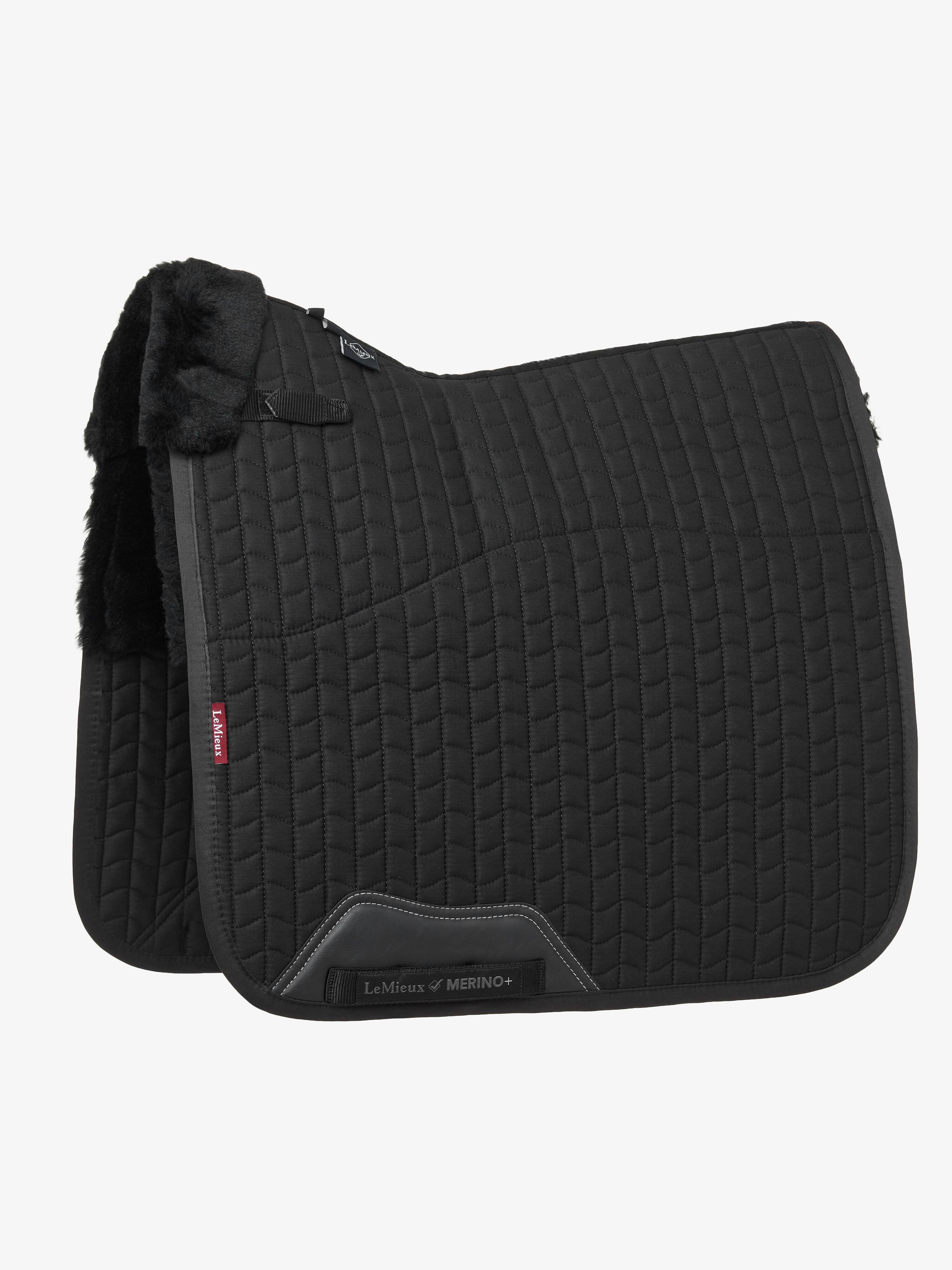 LeMieux Lammfell Dressurschabracke Black/Black, Wb