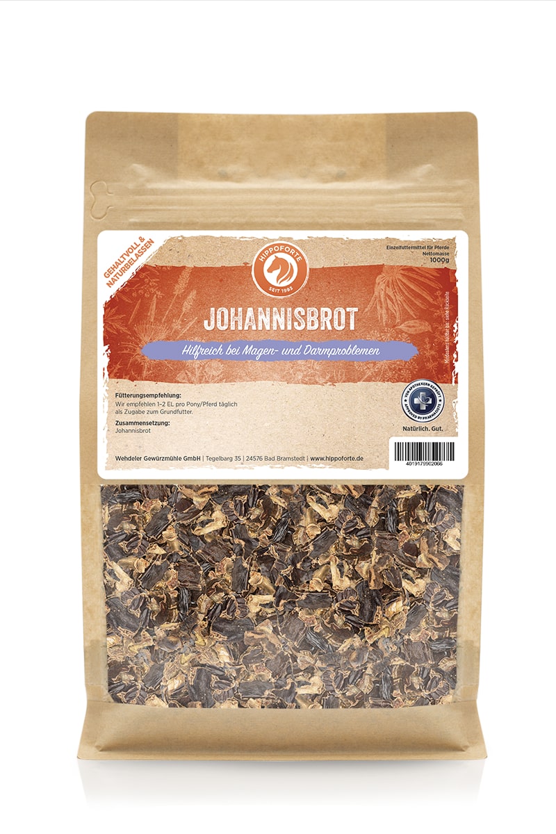 Hippoforte Johannisbrot 1 kg Bei Magen- und Darmproblemen