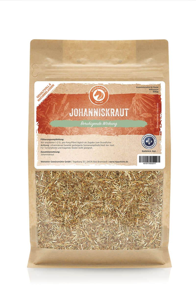 Hippoforte Johanniskraut 0,5 kg Kräuterergänzung für mehr Gelassenheit