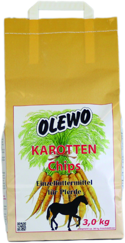 Olewo Karotten Chips 3kg Nährstoffreich