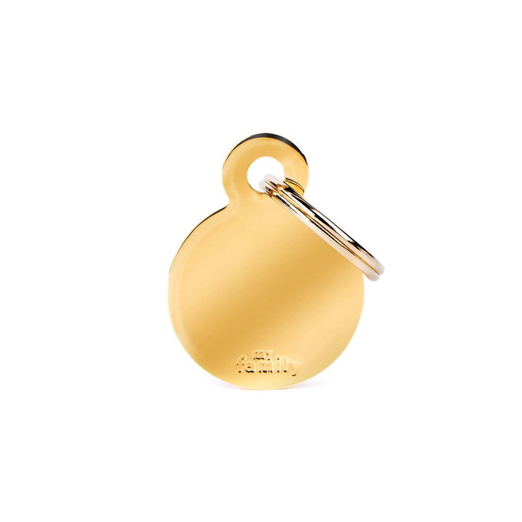 MyFamily Anhänger Basic Kleiner Kreis Gold 21 x 28 mm