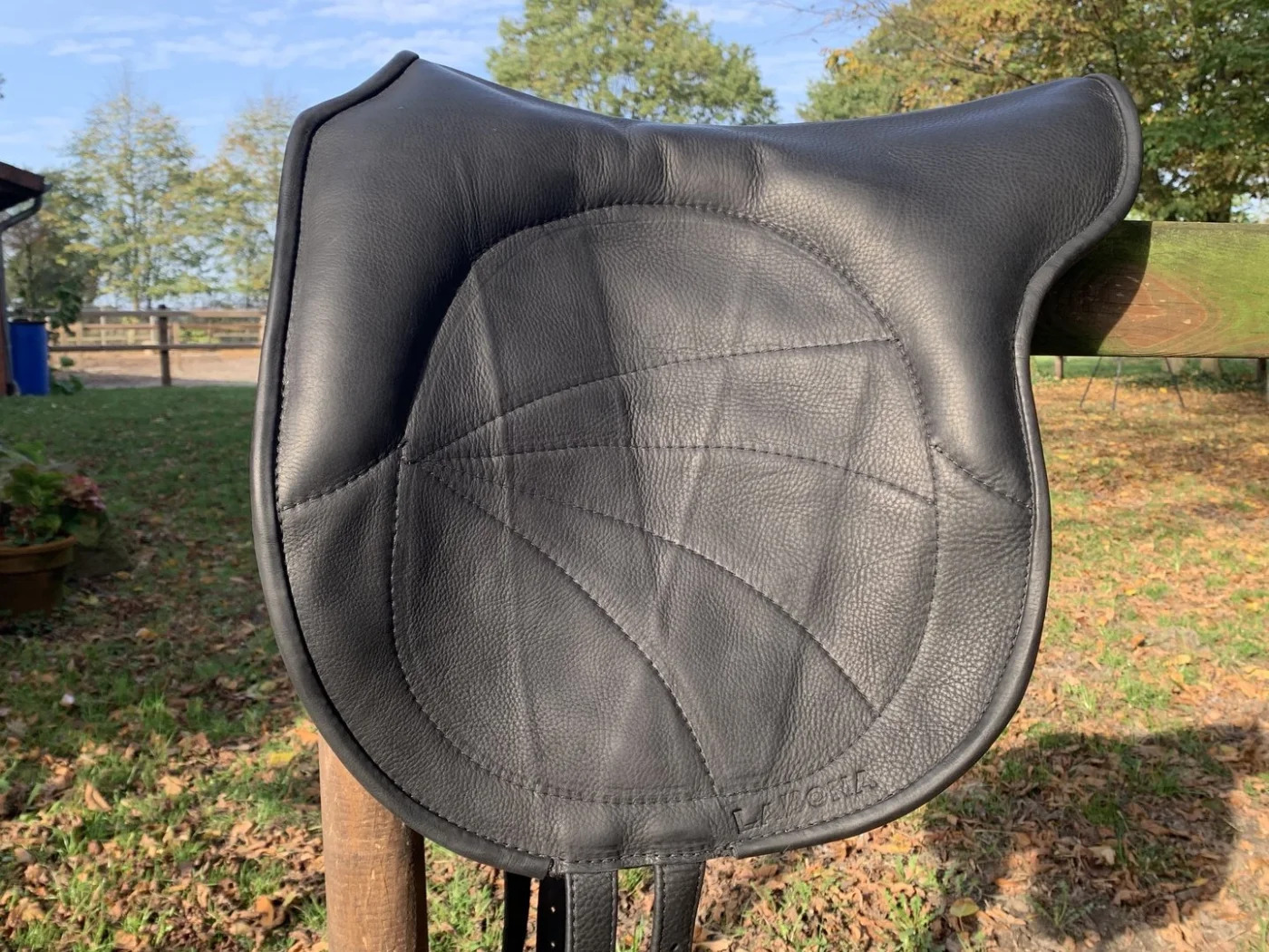 LaBona Reitpad Dressage Ii Mattleder Schwarz