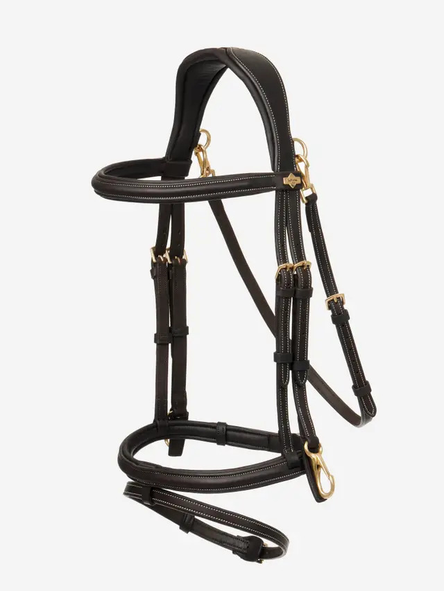 LeMieux Kudos Work Trense Brown, Pony