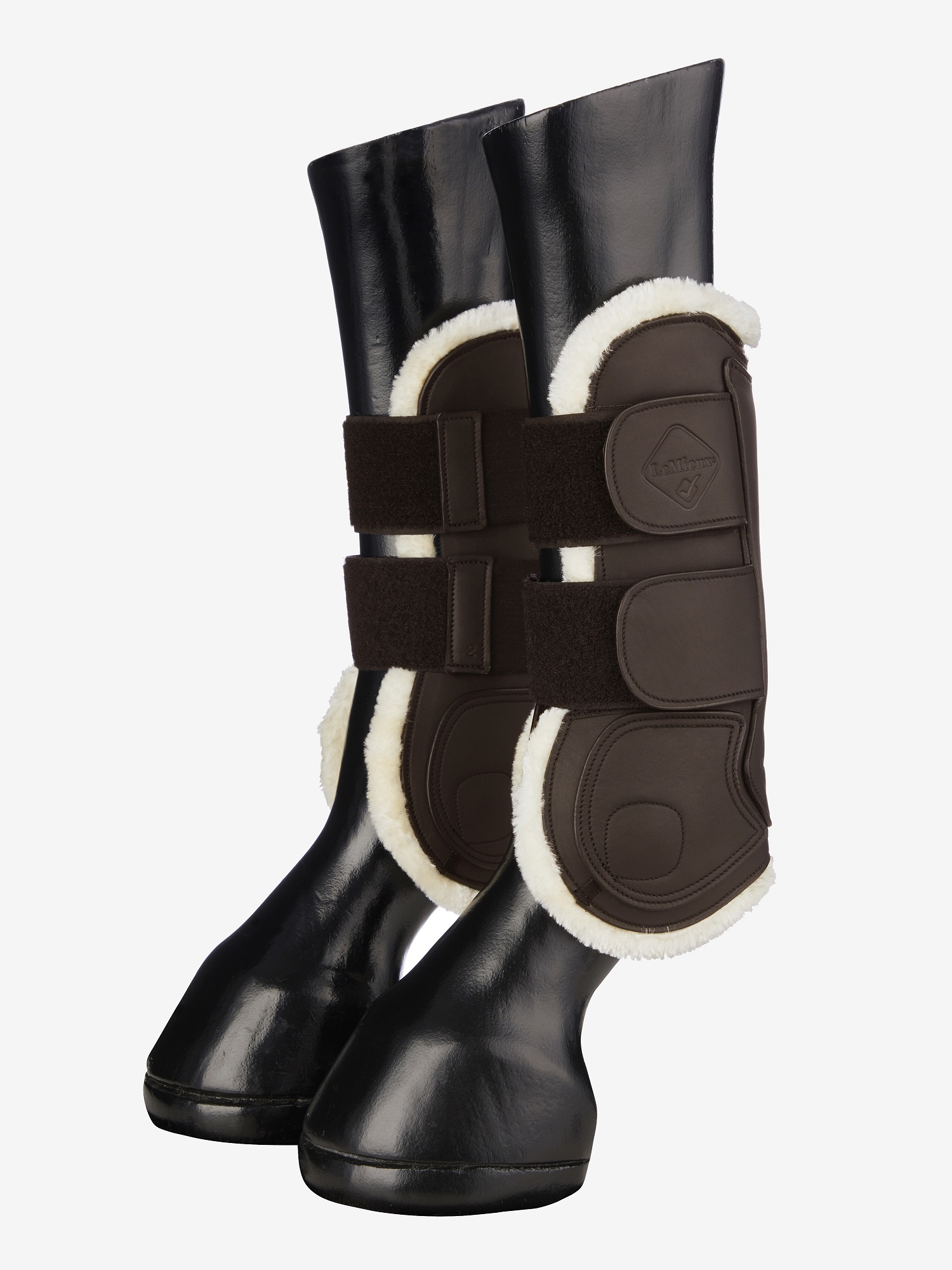 LeMieux Ledergamaschen Capella Comfort Brown, Pony