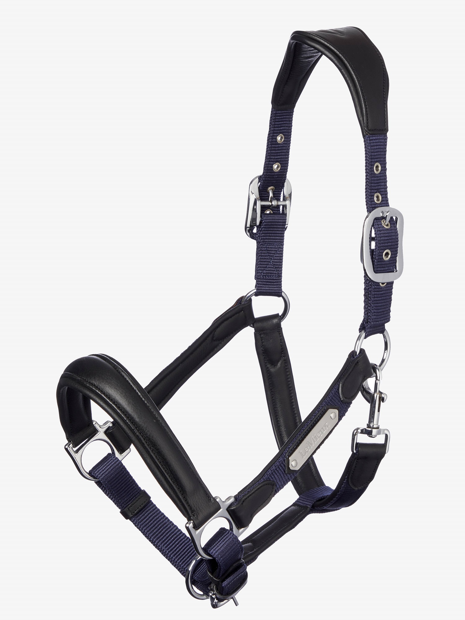LeMieux Lederhalfter Capella Navy/ Black, Pony