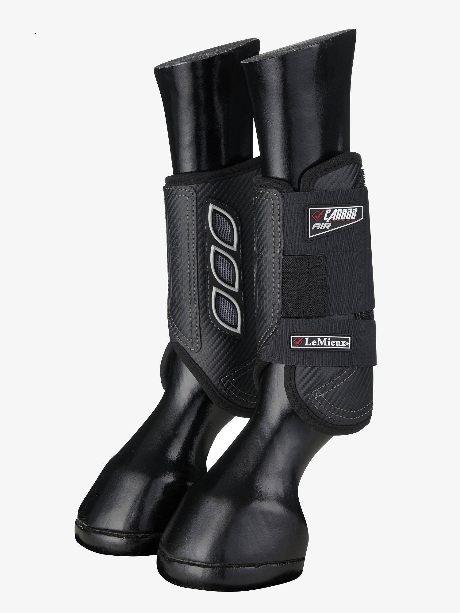 LeMieux Geländegamaschen Carbon Air Vorne Black, S