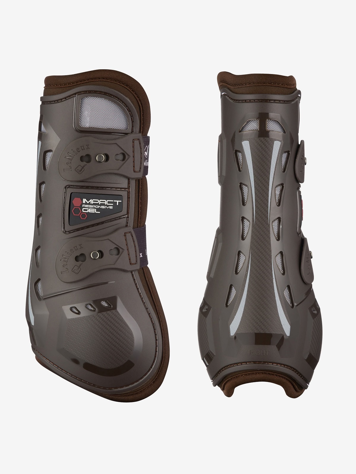 LeMieux Gamaschen Impact Responsive Brown, L