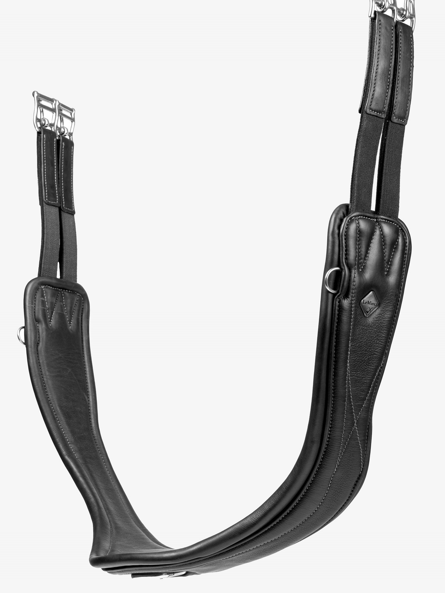 LeMieux Gel-Tek Anatomic Langgurt Black, 115cm