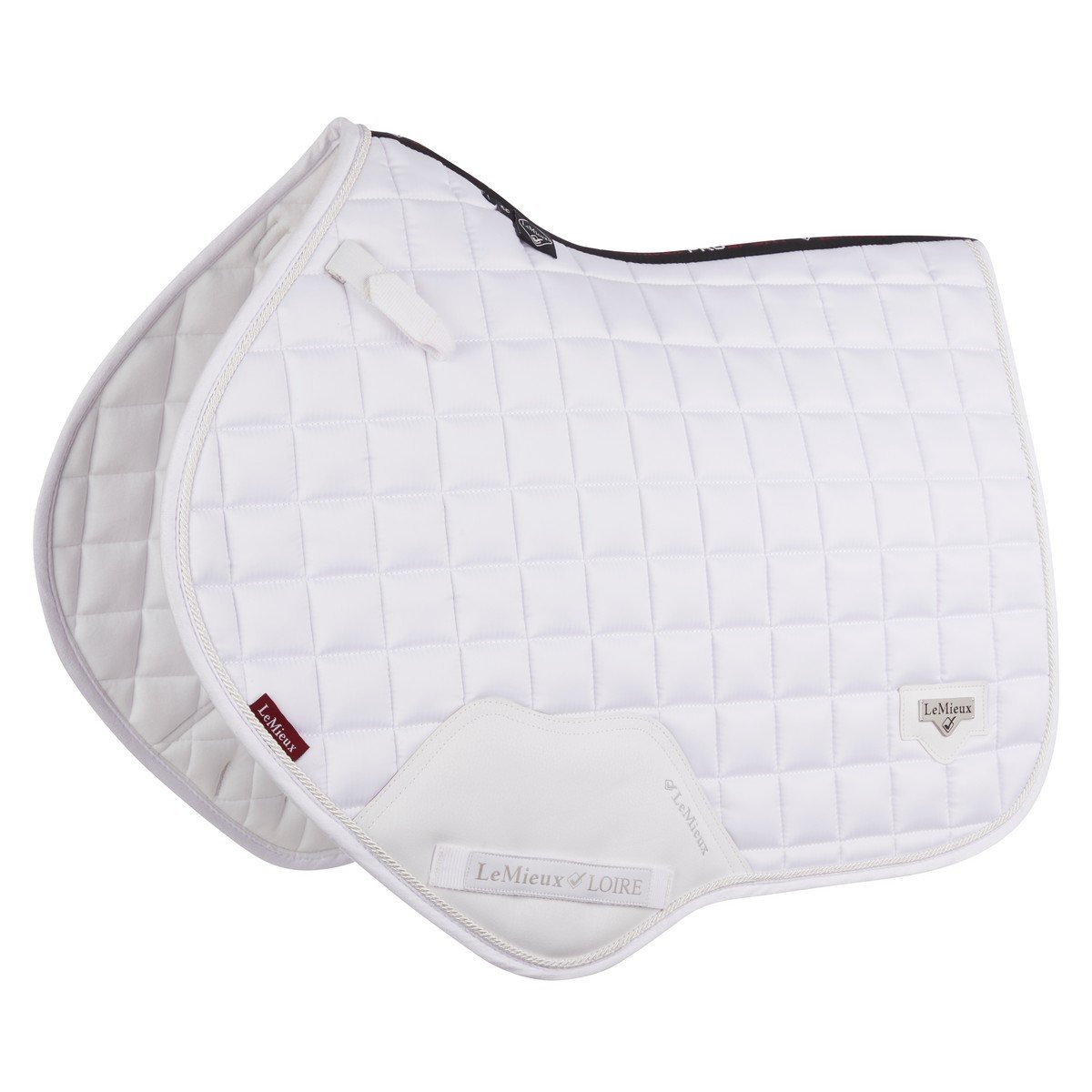LeMieux Loire Classic Satin Springschabracke White, Wb