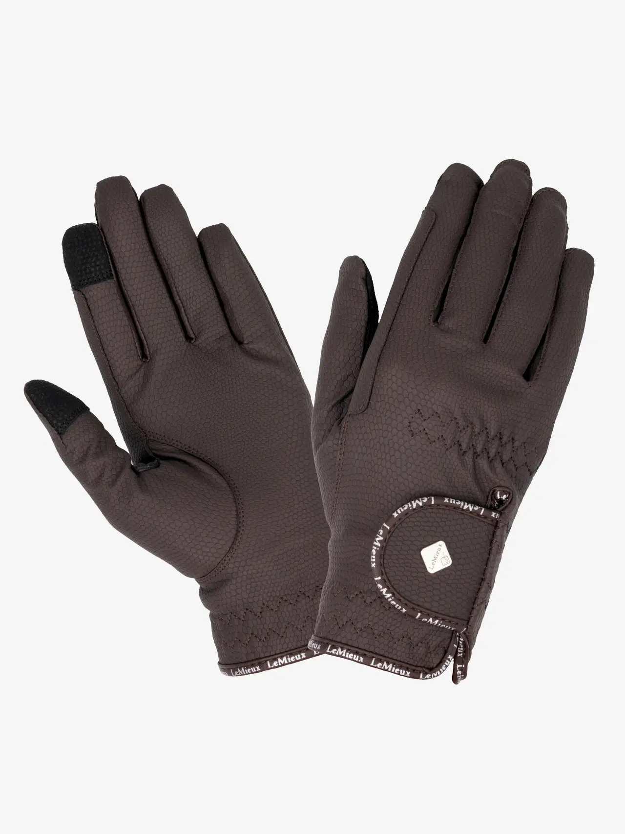 LeMieux Classic Reithandschuhe Brown, Xs