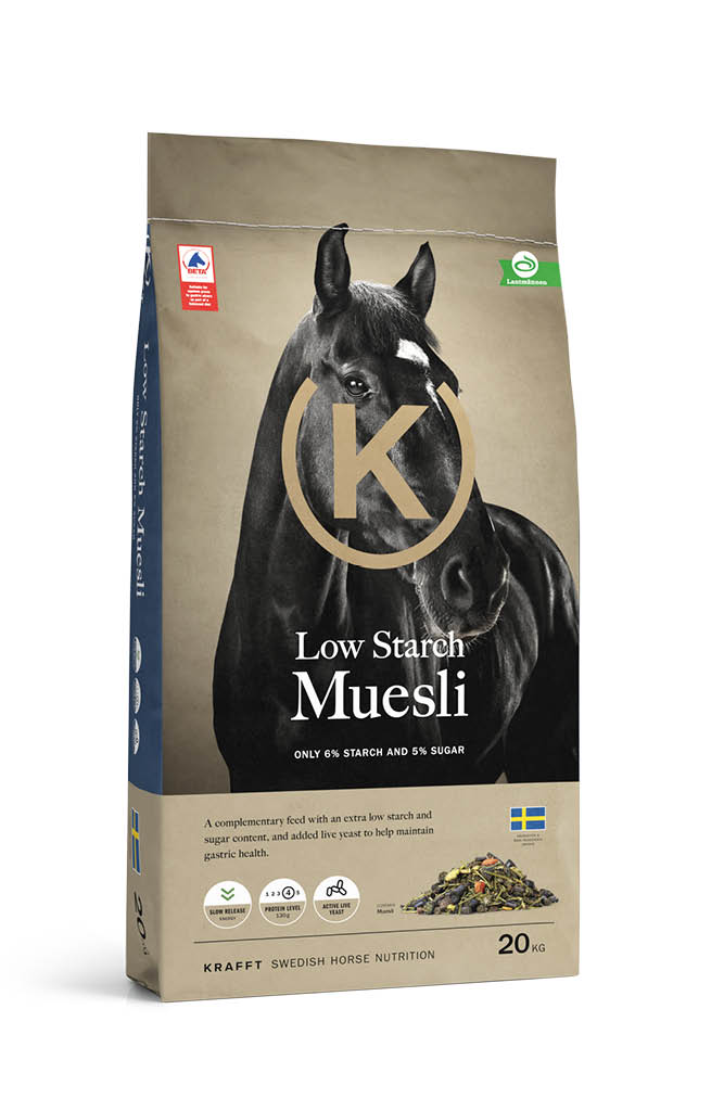 Krafft Low Starch Muesli 20kg Mit aktiver Lebendhefe