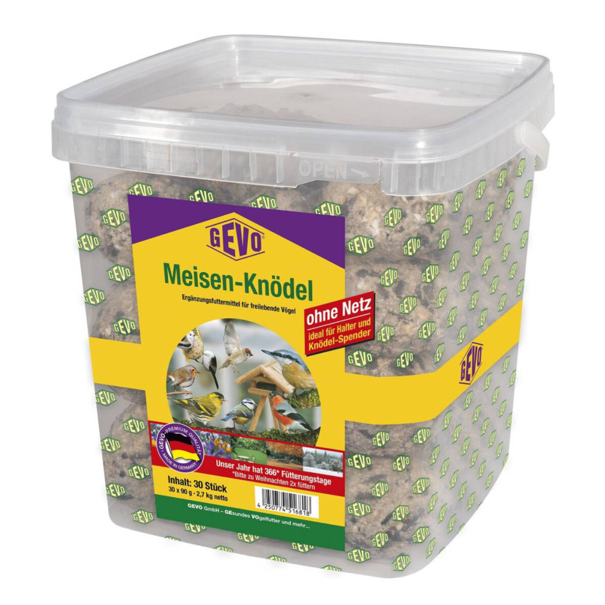 Gevo Meisenknödel 30 Stück à 90 g (Karton) Ohne Netz