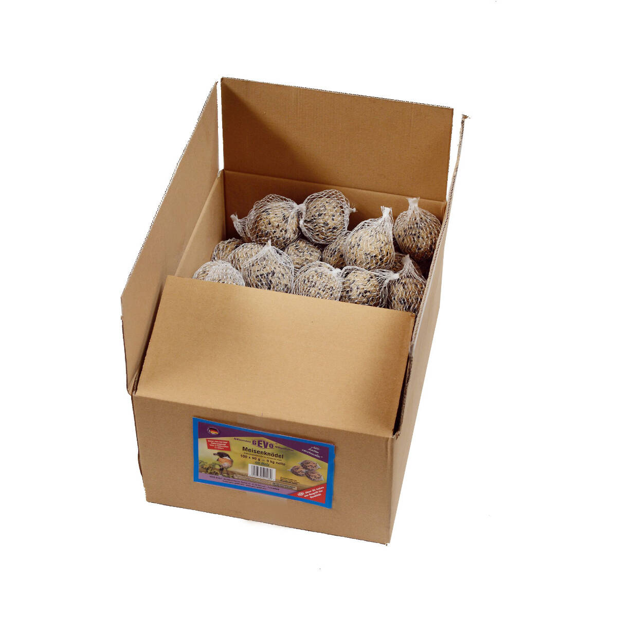 Gevo Meisenknödel 100 Stück à 90 g (Karton) Mit Netz