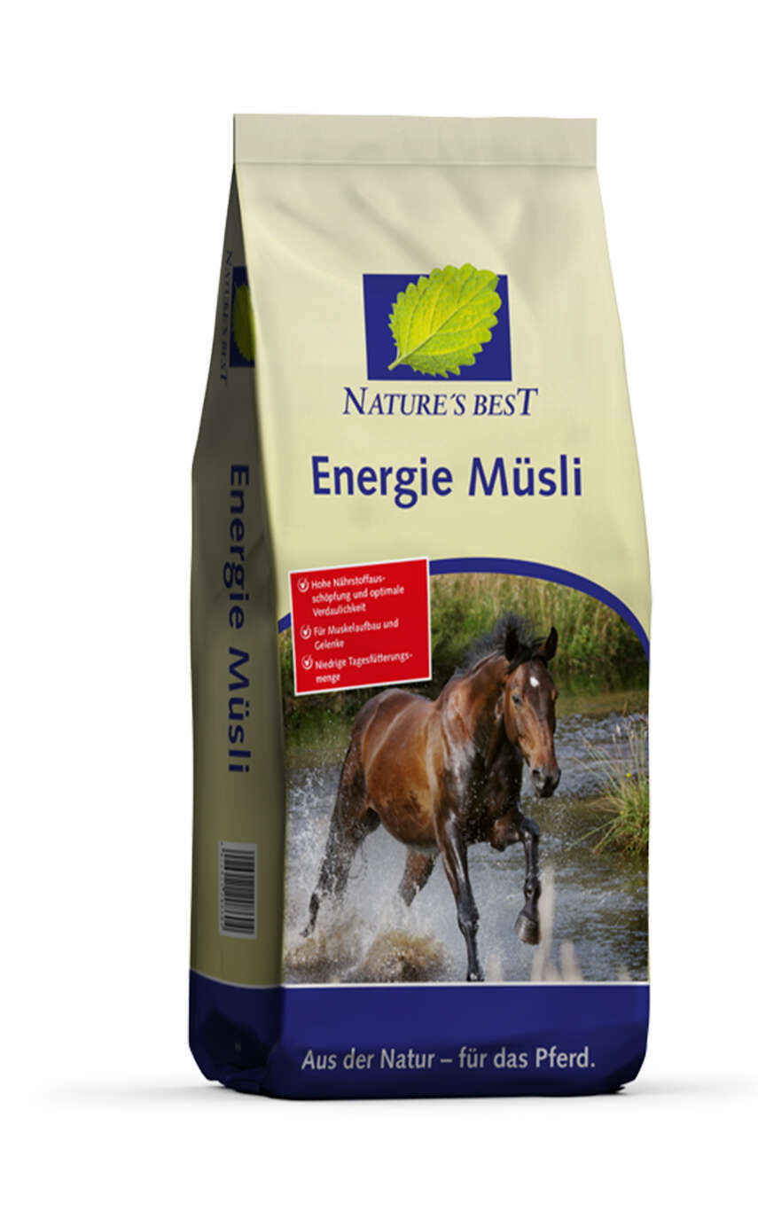 Natures Best Energie Müsli 1 kg Beutel Hoher Energiegehalt