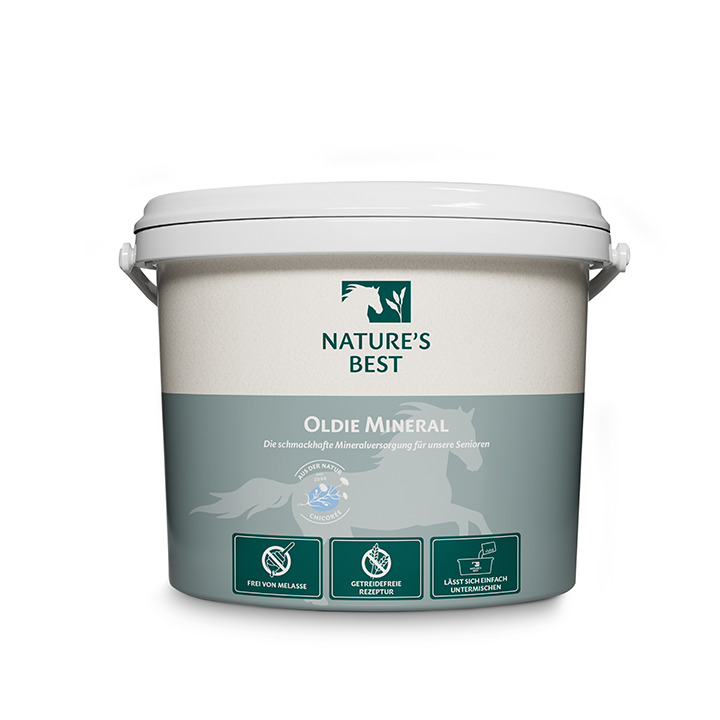 Natures Best Oldie Mineral 3 kg Eimer Die optimale Versorgung bis ins hohe Alter