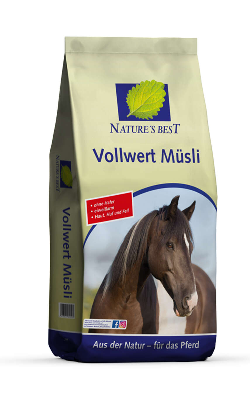 Natures Best Vollwert Müsli 1 kg Beutel Mit hohem Gehalt an Biotin und Zink