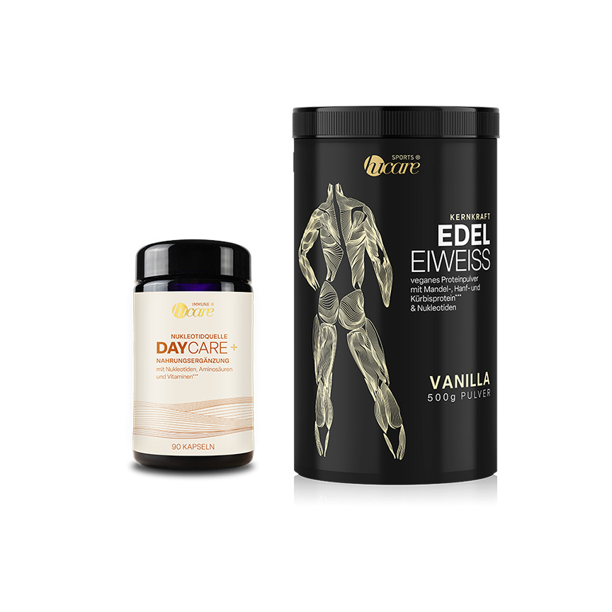 hucare Nukleotide Boost Bundle Golden Ages-Box - 5 Produkten für Beweglichkeit, Knochengesundheit & Zellschutz