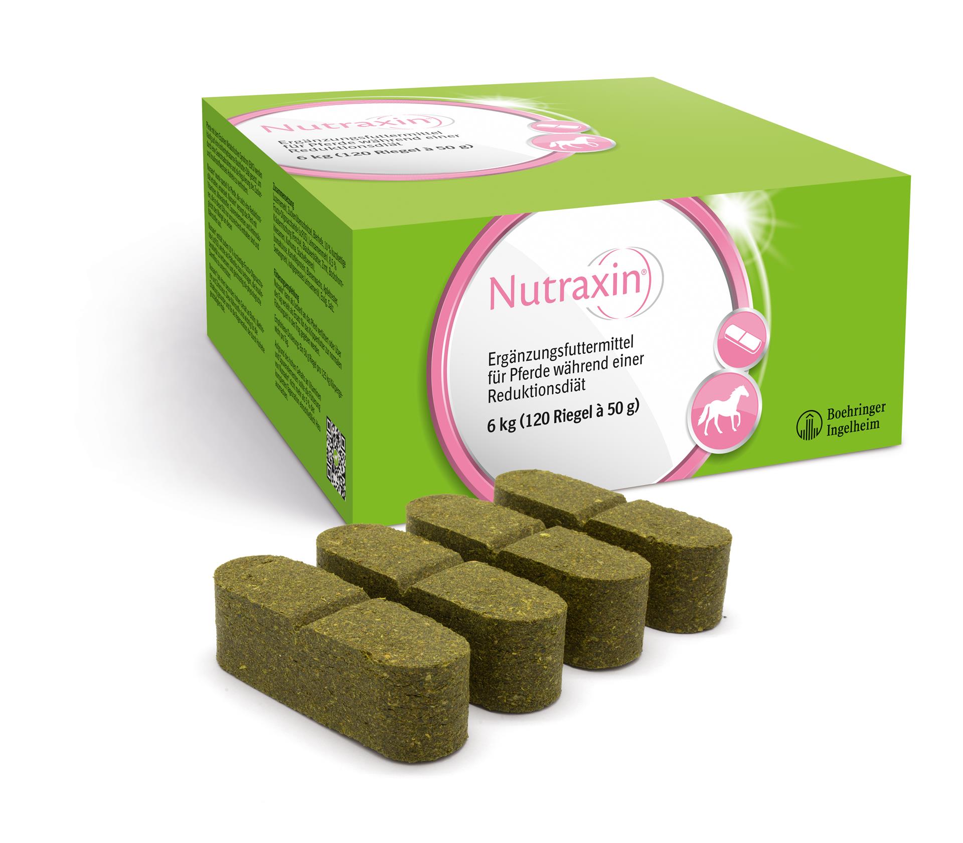 Nutraxin® Riegel 120 Stück 6kg Speziell für Pferde mit Ems