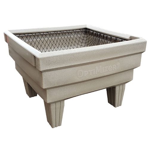 OptiMizer Heuraufe Paddock Höhe 86cm, Maschenweite 4cm