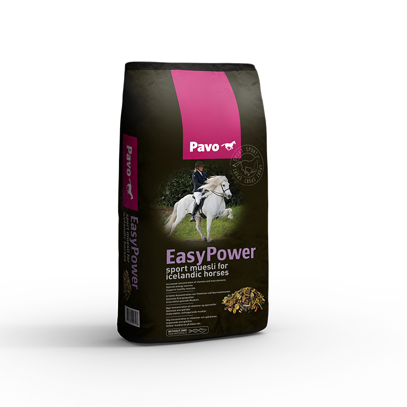Pavo EasyPower 15 kg Sack Sportmüsli für Islandpferde