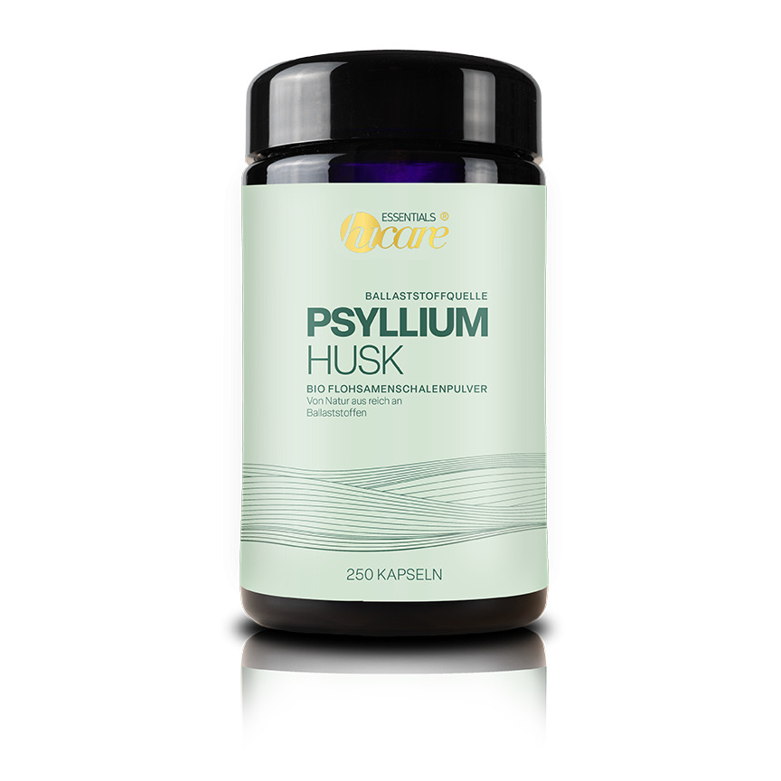hucare Psyllium Husk 250 Kapseln Bio Flohsamenschalenpulver