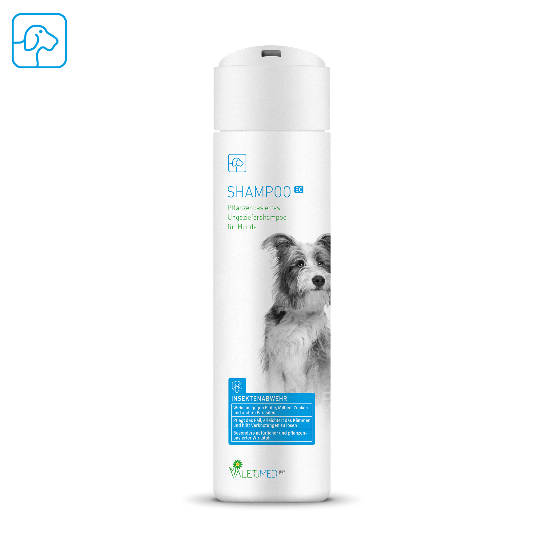 Valetumed Shampoo Ec 250 ml Ungeziefershampoo für Hunde
