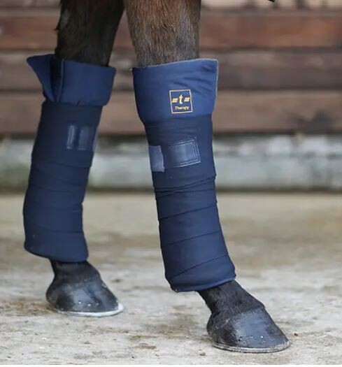 Bucas Stall Bandagen 4 Stück, Navy