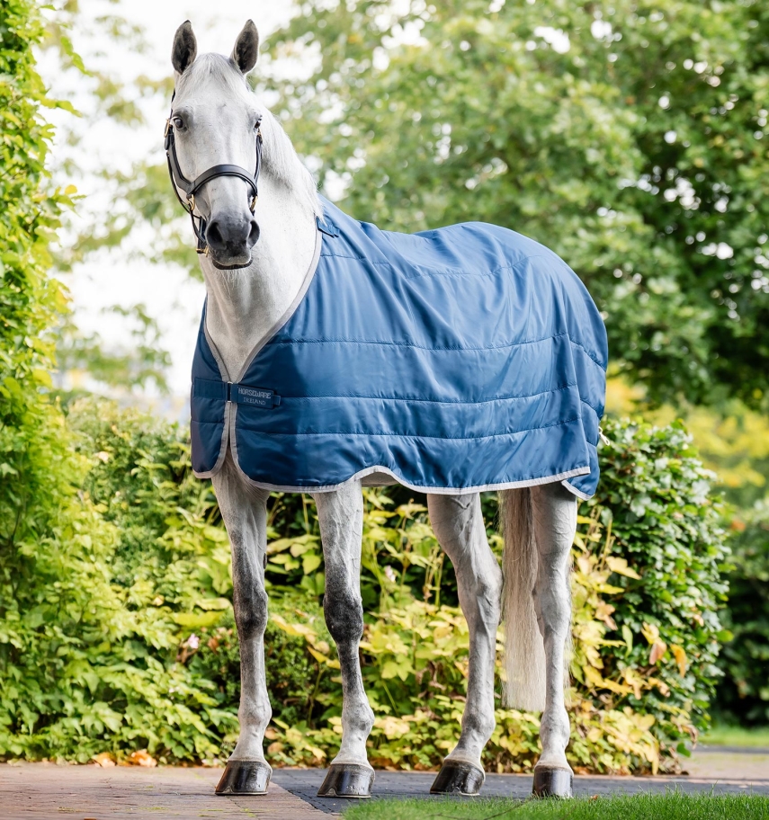 Horseware Ionic Therapy Liner 50g Imperial Blue/Silver & Navy, Gr. 165 cm