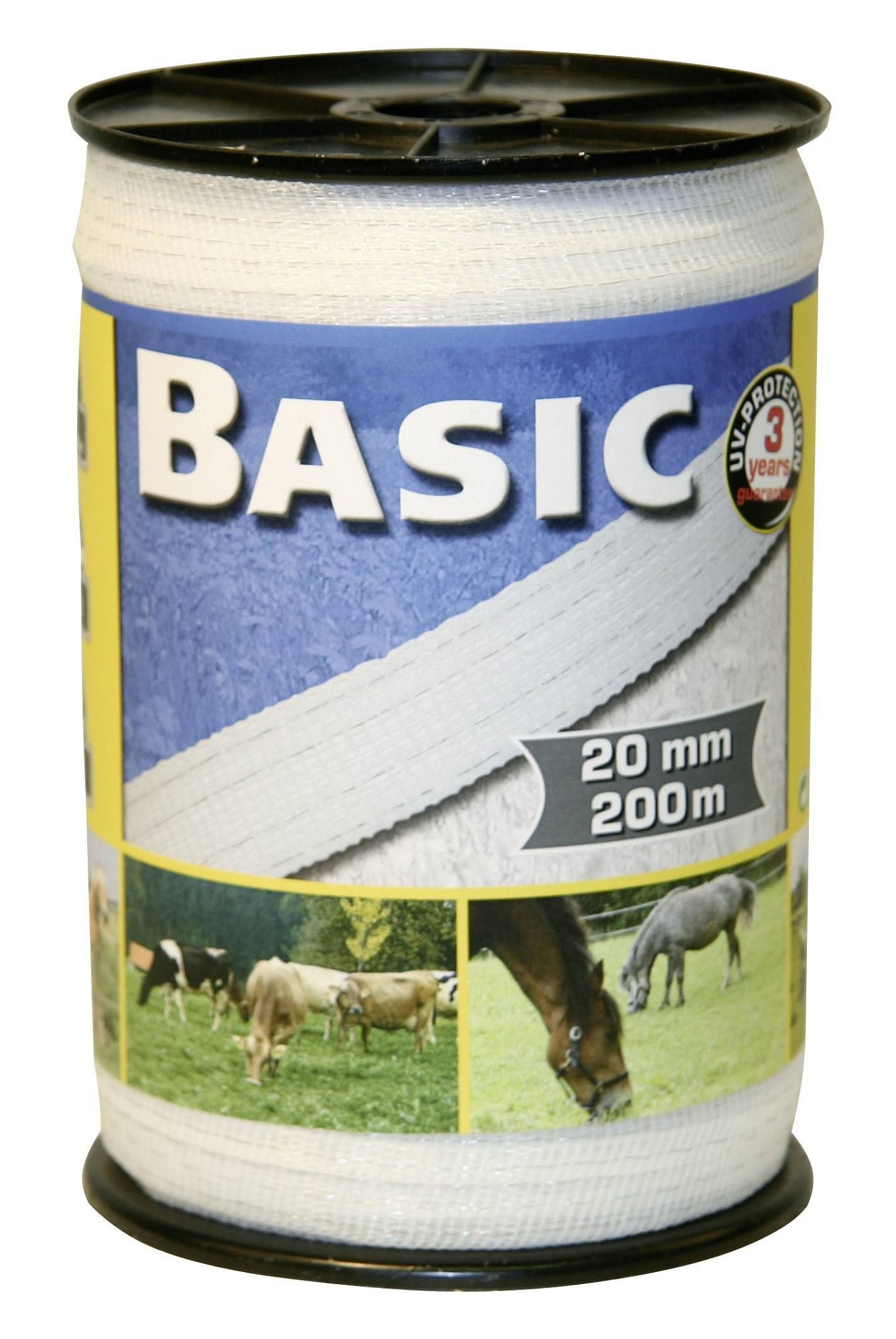 Kerbl Basic Classe-Weideband 200m 20mm, weiß