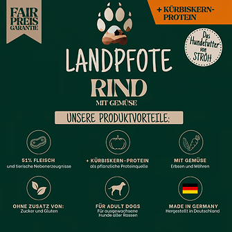 Produkt Bild Landpfote - Rind mit Gemüse 6 x 800 g 3