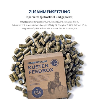Produkt Bild STRÖH Küsten Esparsette Cobs 30kg Feedbox 2