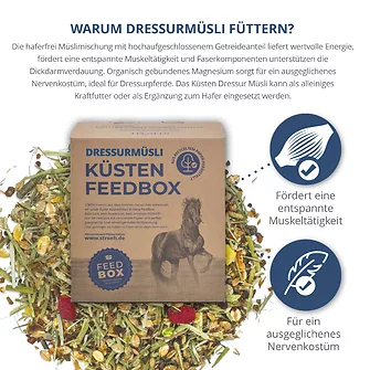 Produkt Bild STRÖH Küsten Dressur Müsli 20 kg Feedbox 3