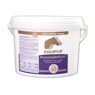 Produkt Bild EQUIPUR - Bronchialkräuter für Pferde 3kg - Pellets 1