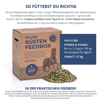 Produkt Bild STRÖH Küsten Heucobs 27 kg Feedbox 4
