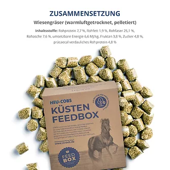 Produkt Bild STRÖH Küsten Heucobs 30kg Feedbox 2
