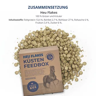 Produkt Bild STRÖH Küsten Heu Flakes 20 kg Feedbox 2