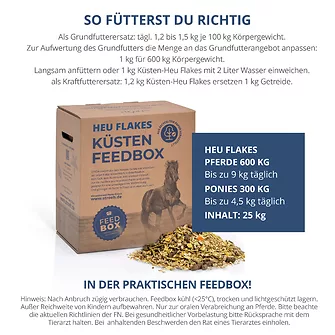 Produkt Bild STRÖH Küsten Heu Flakes 25kg Feedbox 4