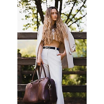 Produkt Bild La Vinique Equestrian Fashion Weekender Ledertasche 4