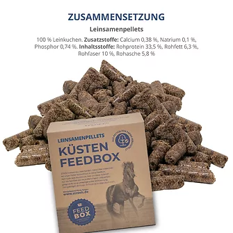 Produkt Bild STRÖH Leinsamenpellets 9kg Feedbox 2