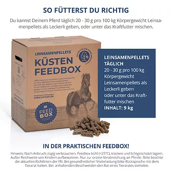 Produkt Bild STRÖH Leinsamenpellets 9kg Feedbox 4