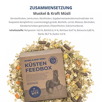 Produkt Bild STRÖH Küsten Muskel & Kraft Müsli Feedbox 22 kg 2