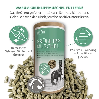 Produkt Bild STRÖH Grünlippmuschel veredelt 1,2 kg Feedbox Dose 3