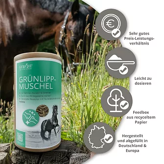 Produkt Bild STRÖH Grünlippmuschel veredelt 1,2 kg Feedbox Dose 5